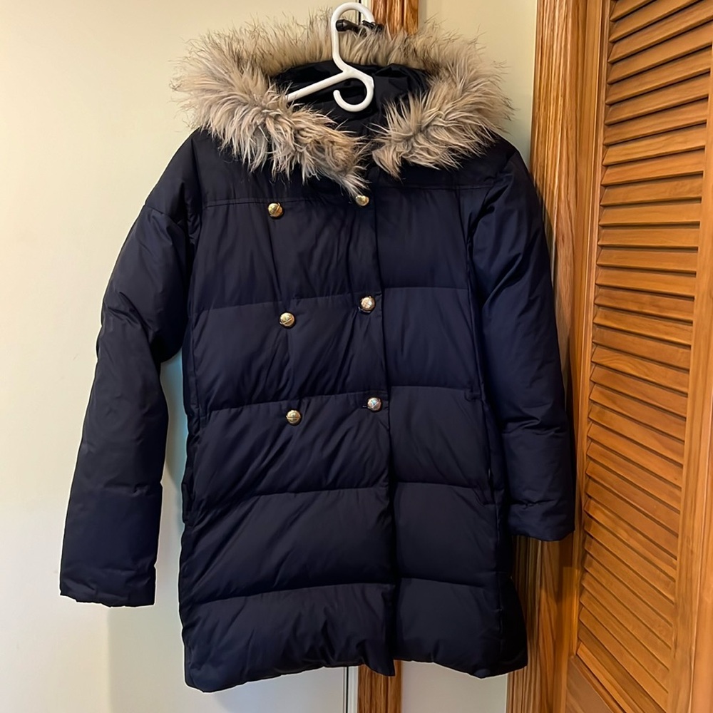 Crew cuts kids long puffer coat